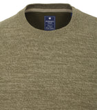 Redmond pullover ronde hals groen