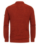 Redmond Pullover met rits rood