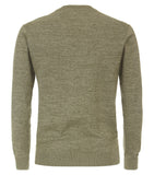 Redmond pullover ronde hals groen