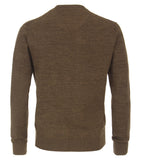 Redmond pullover rond hals bruin