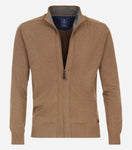 Redmond vest/strickjacke lichtbruin-camel